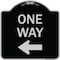 Signmission One Way Left Arrow Heavy-Gauge Aluminum Architectural Sign, 18" x 18", BS-1818-23522 A-DES-BS-1818-23522 - alternate 1